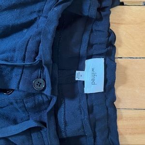 Raw silk pants - WILFRED